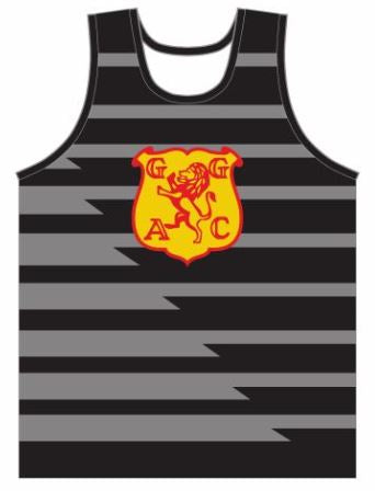 Black Gameday Training Singlet - Adults